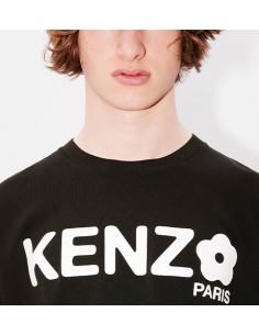 T-shirt Oversize 'Boke Flower 2.0' Noir Kenzo Homme présenté de face | Toulouse Soulery 2