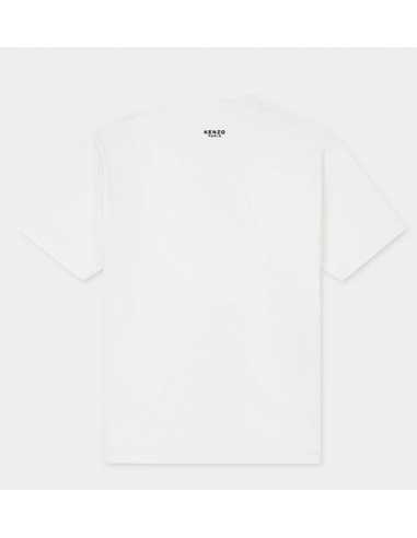 T-shirt Brodé 'Boke Flower' Blanc Kenzo Homme présenté de dos | Toulouse Soulery