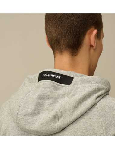Sweat À Capuche Zippé En Polaire Gris C.P Company Homme zoom sur la capuche | Toulouse Soulery Sweat À Capuche Zippé En Polaire Gris C.P Company Homme zoom sur la capuche | Toulouse Soulery