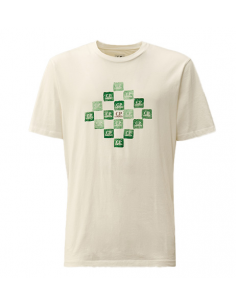 T-shirt à Logo Imprimé En Jersey Blanc C.P Company présenté de face | Toulouse Soulery