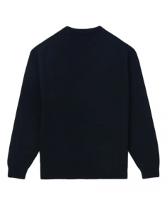 Pull Brodé 'Boke Flower' En Laine Noir Kenzo Homme présenté de face| Toulouse Soulery 2