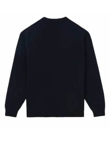 Pull Brodé 'Boke Flower' En Laine Noir Kenzo Homme présenté de dos| Toulouse Soulery