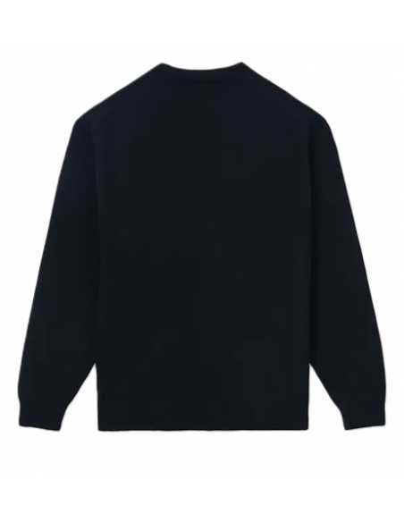Pull Brodé 'Boke Flower' En Laine Noir Kenzo Homme présenté de dos| Toulouse Soulery