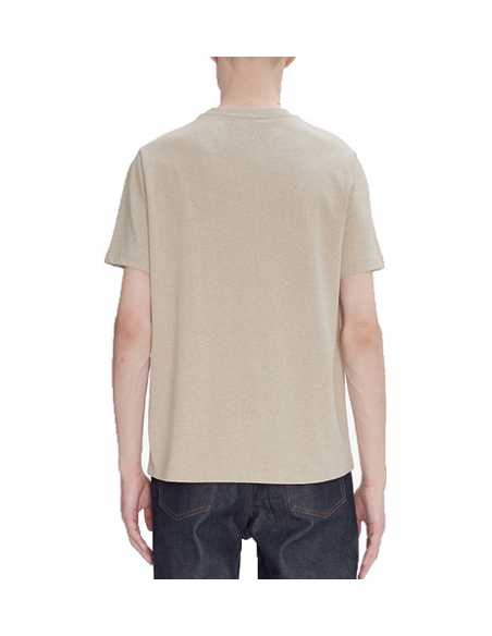 T-Shirt Standard Rue Madame Beige A.P.C Homme présenté de dos | Toulouse Soulery