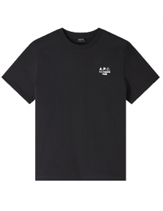 T-Shirt Standard Rue Madame Noir A.P.C Homme présenté de face | Toulouse Soulery