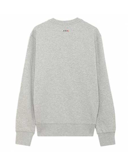 Sweatshirt En Jersey Label Gris Autry Homme présenté de dos| Toulouse Soulery