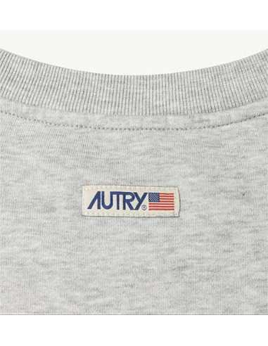 Sweatshirt En Jersey Label Gris Autry Homme détail étiquette de dos| Toulouse Soulery