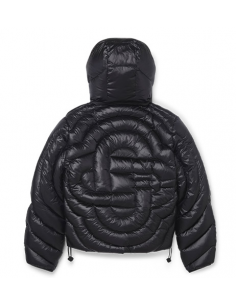 Veste Quilted Puffer Noir Casablanca, présentée de face | Toulouse Soulery 2