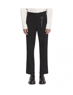 Pantalon Droit Noir Lanvin Homme, présenté de face | Toulouse Soulery 2