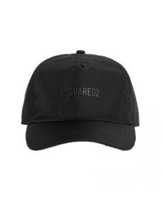 Casquette de Baseball Urbaine Noir Dsquared2 Homme, présentée de face | Toulouse Soulery