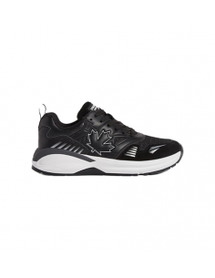 Sneakers Dash Noir Dsquared2 Homme, présentées de profil | Toulouse Soulery