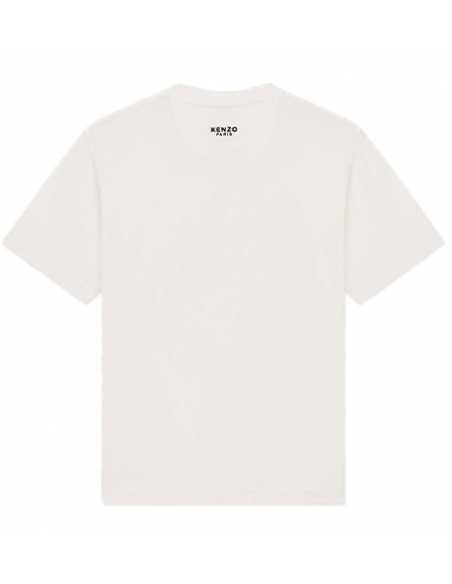 T-shirt Classique Brodé 'Lucky Tiger' Off White Kenzo, présenté de dos | Toulouse Soulery