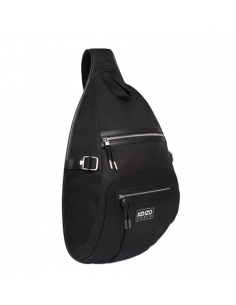 Sac À Dos Sling 'KENZOGRAPHY' Noir Kenzo Homme, présenté de face| Toulouse Soulery