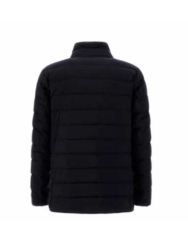 Parka Blazer La Giacca Blue Marine Herno Homme, présentée de dos | Toulouse Soulery