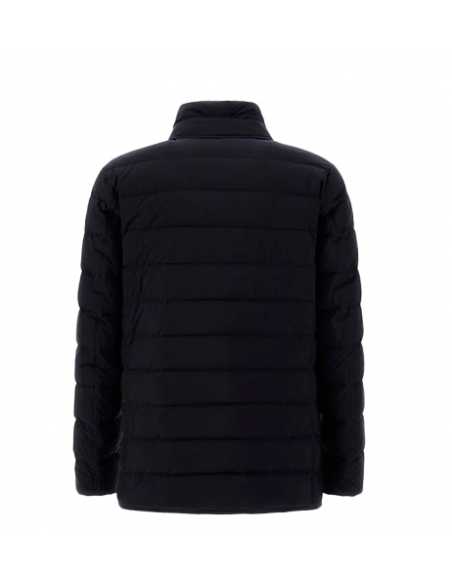 Parka Blazer La Giacca Blue Marine Herno Homme, présentée de dos | Toulouse Soulery