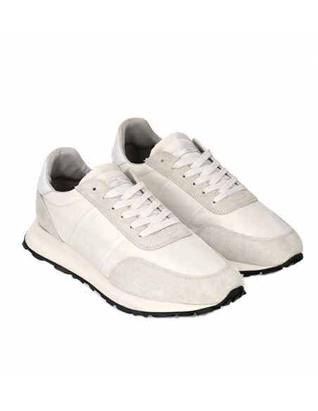 Sneakers Running Tour Homme Blanc Philippe Model Homme, présentées de face | Toulouse