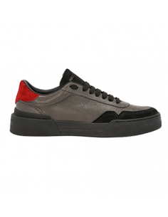 Sneakers New Roma En Cuir Noir Dolce & Gabbana Homme | Toulouse Soulery