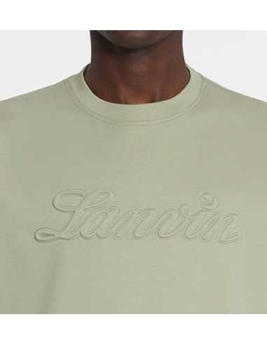 T-shirt lanvin débossé Lin Casablanca zoom logo| Toulouse Soulery