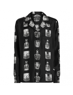 Chemise En Soie À Imprimé Liqueurs Dolce&Gabbana Homme présenté de face| Toulouse