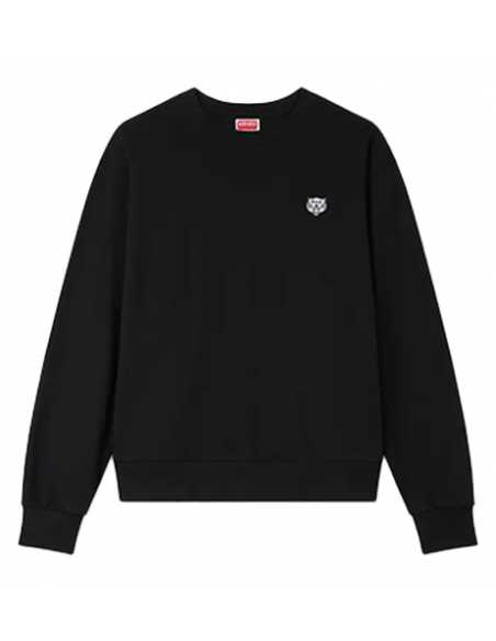 Sweatshirt brodé 'KENZO Happy Tiger' en coton pour Homme présenté de face| Toulouse Soulery