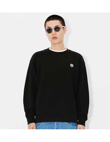 Sweatshirt brodé 'KENZO Happy Tiger' en coton pour Homme présenté porté| Toulouse Soulery
