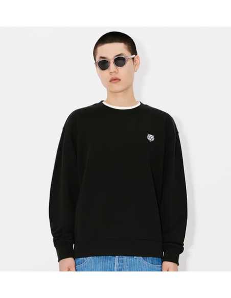 Sweatshirt brodé 'KENZO Happy Tiger' en coton pour Homme présenté porté| Toulouse Soulery