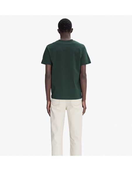 T-Shirt Standard Grand VPC Vert Foncé Et Blanc pour Homme présenté porté de dos| Toulouse Soulery