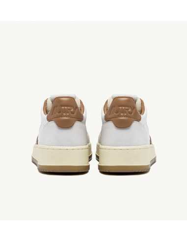 Baskets Medalist Low En Cuir Et Tissu Blanc Et Tanz Autry pour Homme présenté de dos| Toulouse Soulery