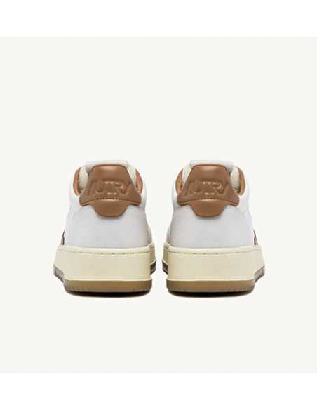 Baskets Medalist Low En Cuir Et Tissu Blanc Et Tanz Autry pour Homme présenté de dos| Toulouse Soulery