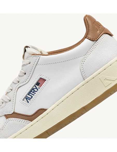 Baskets Medalist Low En Cuir Et Tissu Blanc Et Tanz Autry pour Homme zoom| Toulouse Soulery
