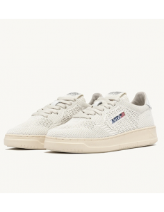 Baskets Medalist Easeknit Low En Tissu Nuance Ivory Autry pour Homme présenté de face| Toulouse Soulery 2