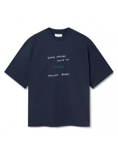 Tee Shirt Good Things Navy Axel Arigato pour Homme présenté de face| Toulouse Soulery