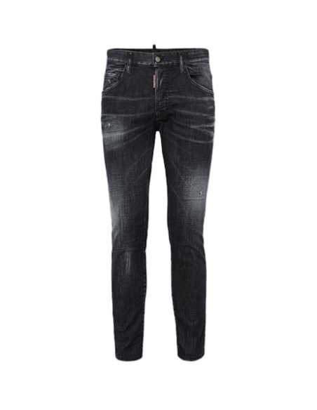 Jean Easy Wash Skater Noir Dsq2 pour Homme présenté de face| Toulouse Soulery