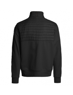 Sweat-shirt Hybride London Noir Parajumpers Homme, présenté de face | Toulouse Soulery 2