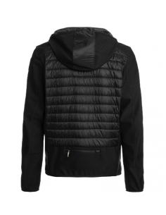 Veste Hybride Nolan Noir Parajumpers Homme présentée de face| ｜Magasin Homme Toulouse 2