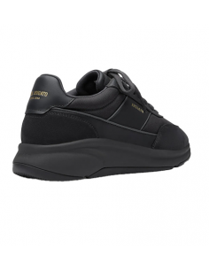 Sneakers Genesis Neo Runner Noires Axel Arigato présentées de profil| Soulery 2