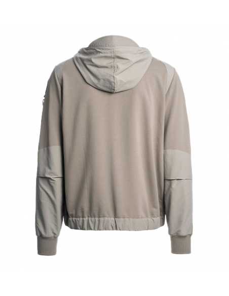 Sweat Zippé À Capuche Polaire Trident Parajumpers Homme, présenté de dos| Toulouse