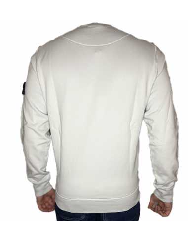 Sweat-shirt Ras-Du-Cou Bleu Ciel Stone Island, présenté de dos ｜Soulery Toulouse