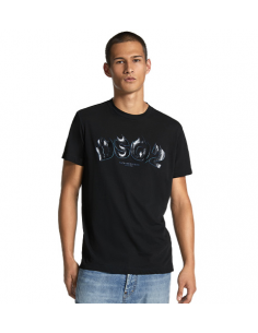 T-shirt Noir Coupe Cigarette Pressato Dsquared2 Homme, présenté porté de face | Soulery Toulouse