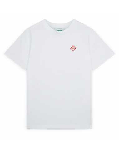 T-shirt Avec Logo Diamant Blanc Casablanca Homme, présenté de face| Soulery Toulouse