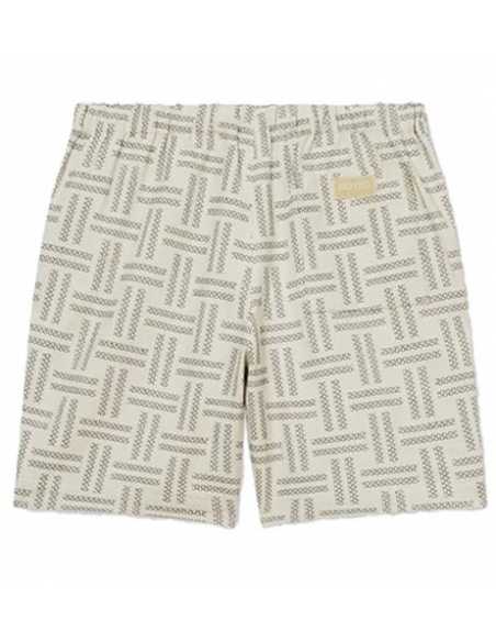 Short Élastiqué Grège Kenzo présenté de dos｜Soulery Toulouse