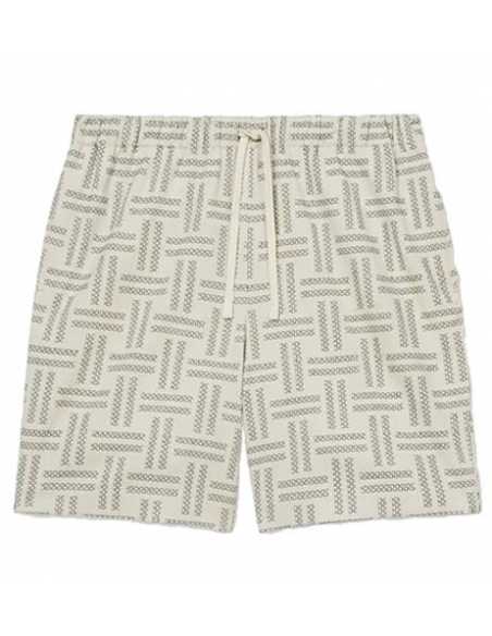 Short Élastiqué Grège Kenzo présenté de face｜Soulery Toulouse