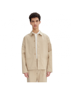 Veste Rodney Beige pour homme présentée portée de face | Soulery Toulouse