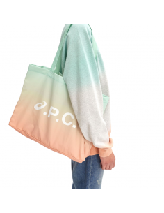 Tote Bag Diane Asics Multicolore A.P.C. Homme présenté de profil | Soulery Toulouse