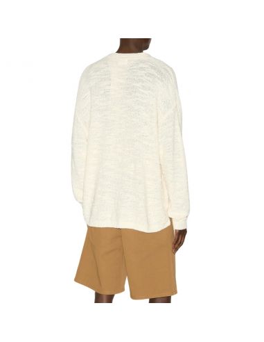 Pull Arnold en Maille Écru Isabel Marant présenté de dos porté｜Soulery Toulouse