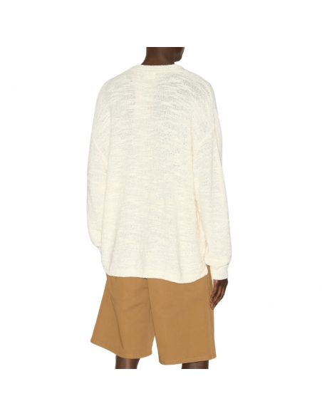 Pull Arnold en Maille Écru Isabel Marant présenté de dos porté｜Soulery Toulouse