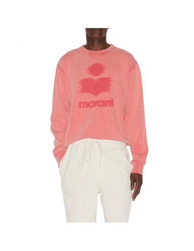 Sweatshirt Mikoy Corail Isabel Marant présenté de face porté｜Soulery Toulouse