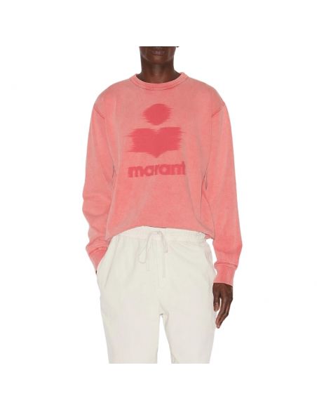 Sweatshirt Mikoy Corail Isabel Marant présenté de face porté｜Soulery Toulouse