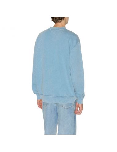 Sweatshirt Mathias Bleu Délavé Isabel Marant présenté de dos porté｜Soulery Toulouse