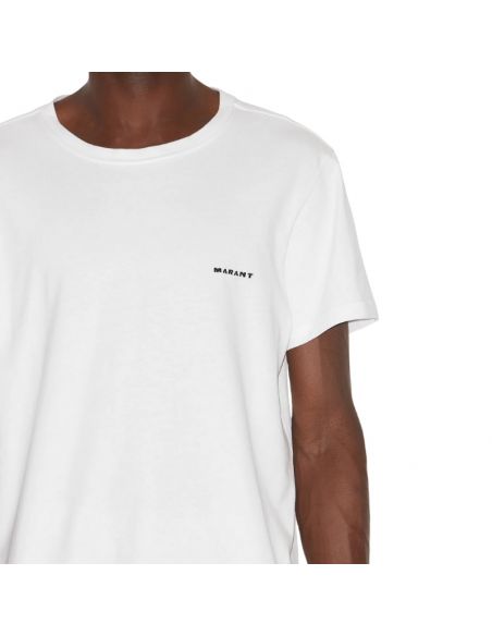 T-Shirt Zafferh Blanc Isabel Marant présenté de près｜Soulery Toulouse